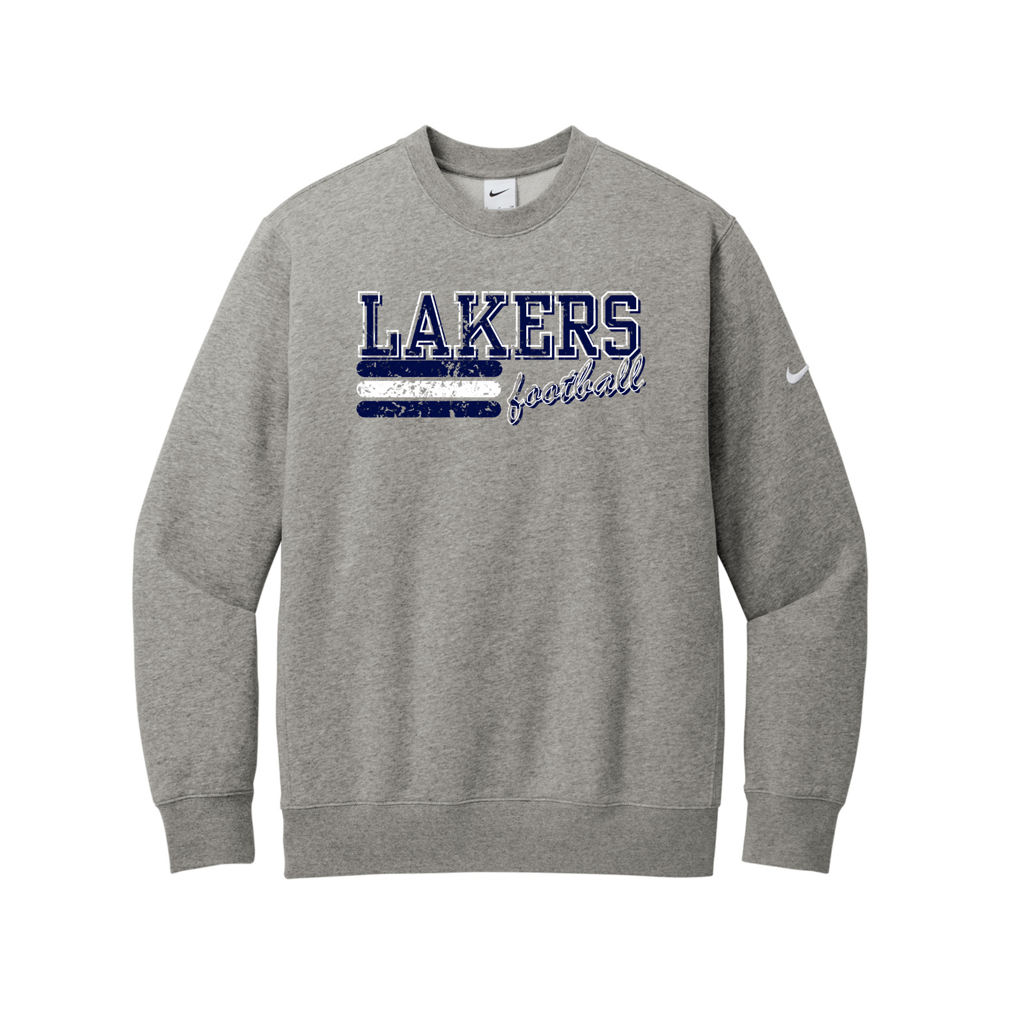 Mens Nike Fleece Sleeve Swoosh Crew NKFD9863 - LOGO 1