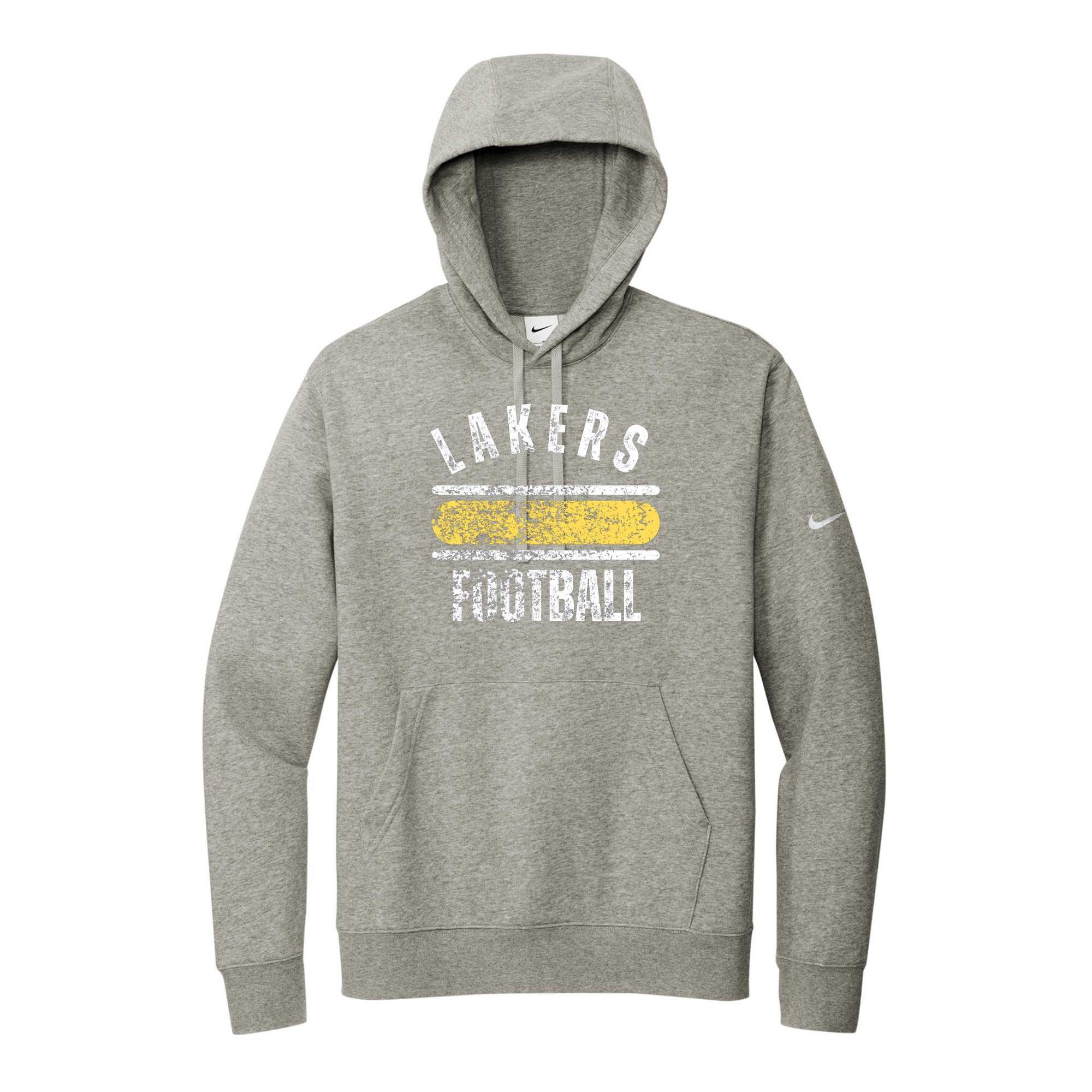 Mens Nike Fleece Sleeve Swoosh Pullover Hoodie NKDR1499 - LOGO 2