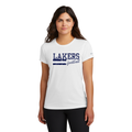 Ladies Nike Swoosh Sleeve rLegend Tee- NKDX8734 Logo 1