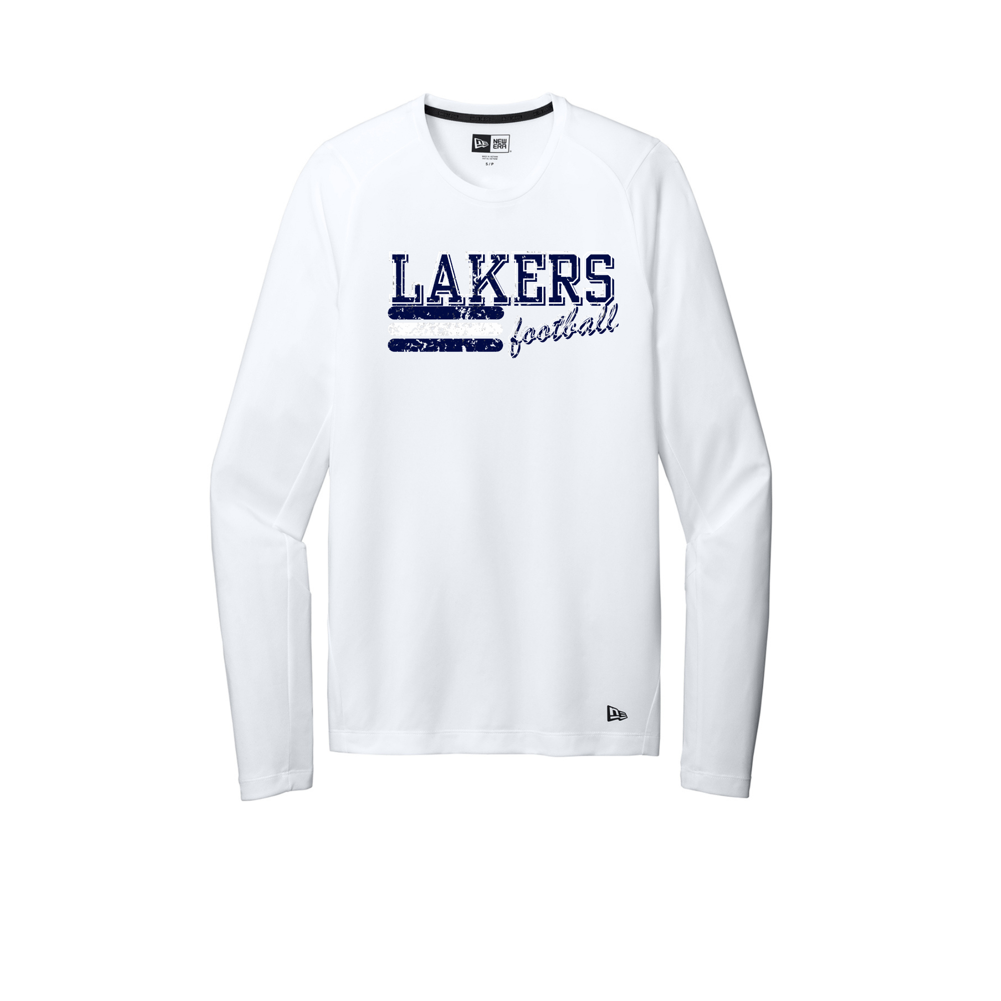 Mens New Era Performance Long Sleeve Tee NEA201 LOGO 1