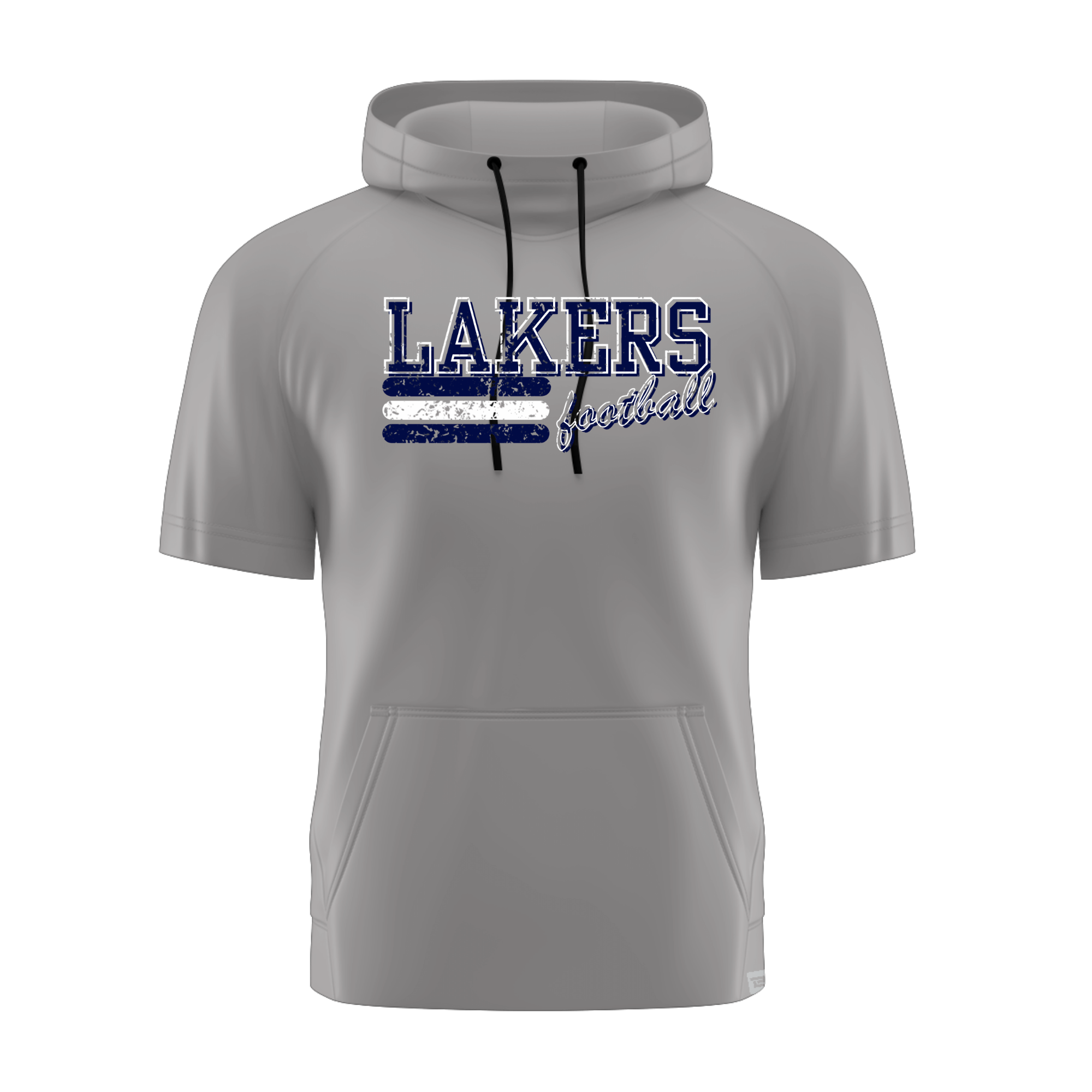 Mens Prolook Short Sleeve Scuba Hoodie Logo 1