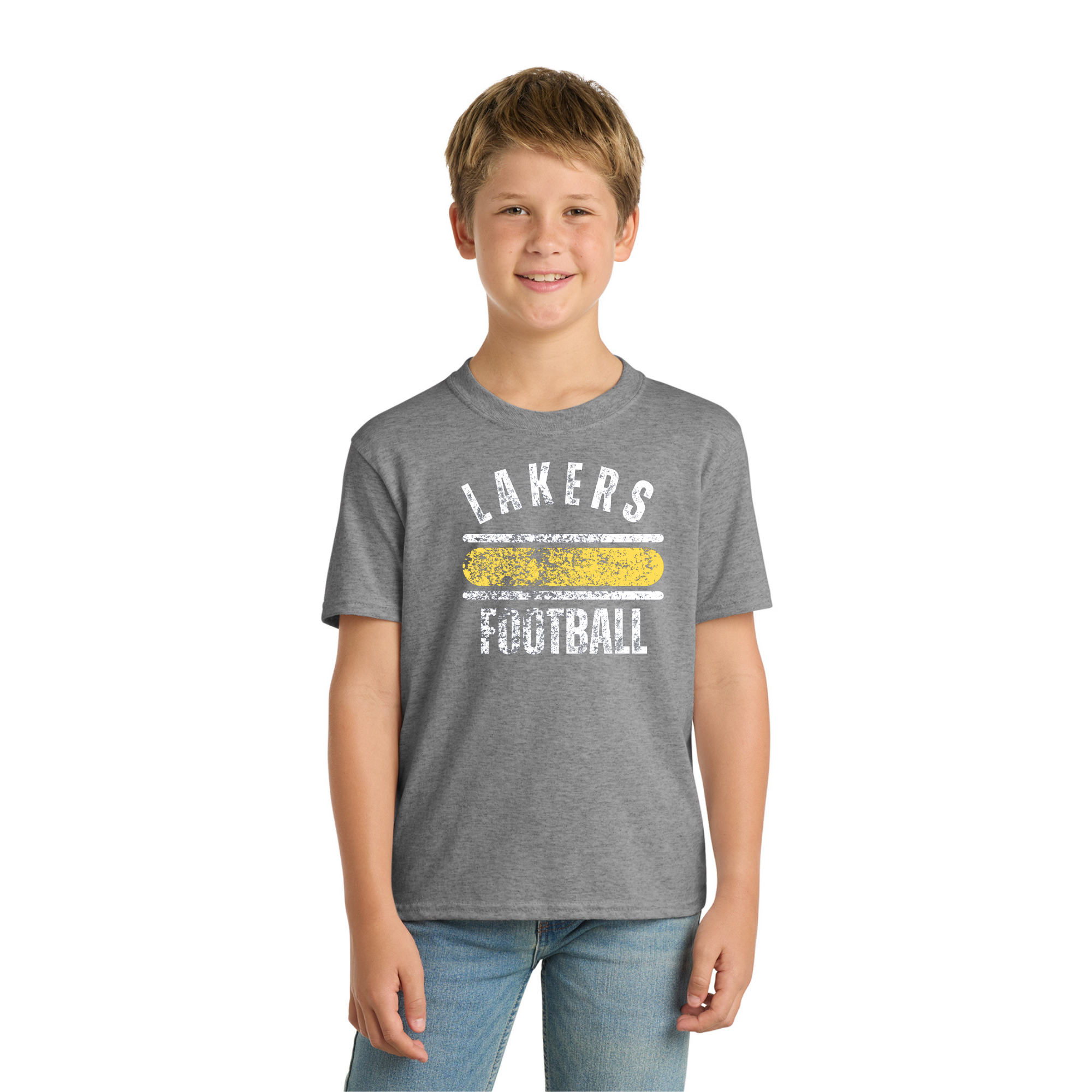 Youth Core Blend Tee PC55Y -LOGO 2