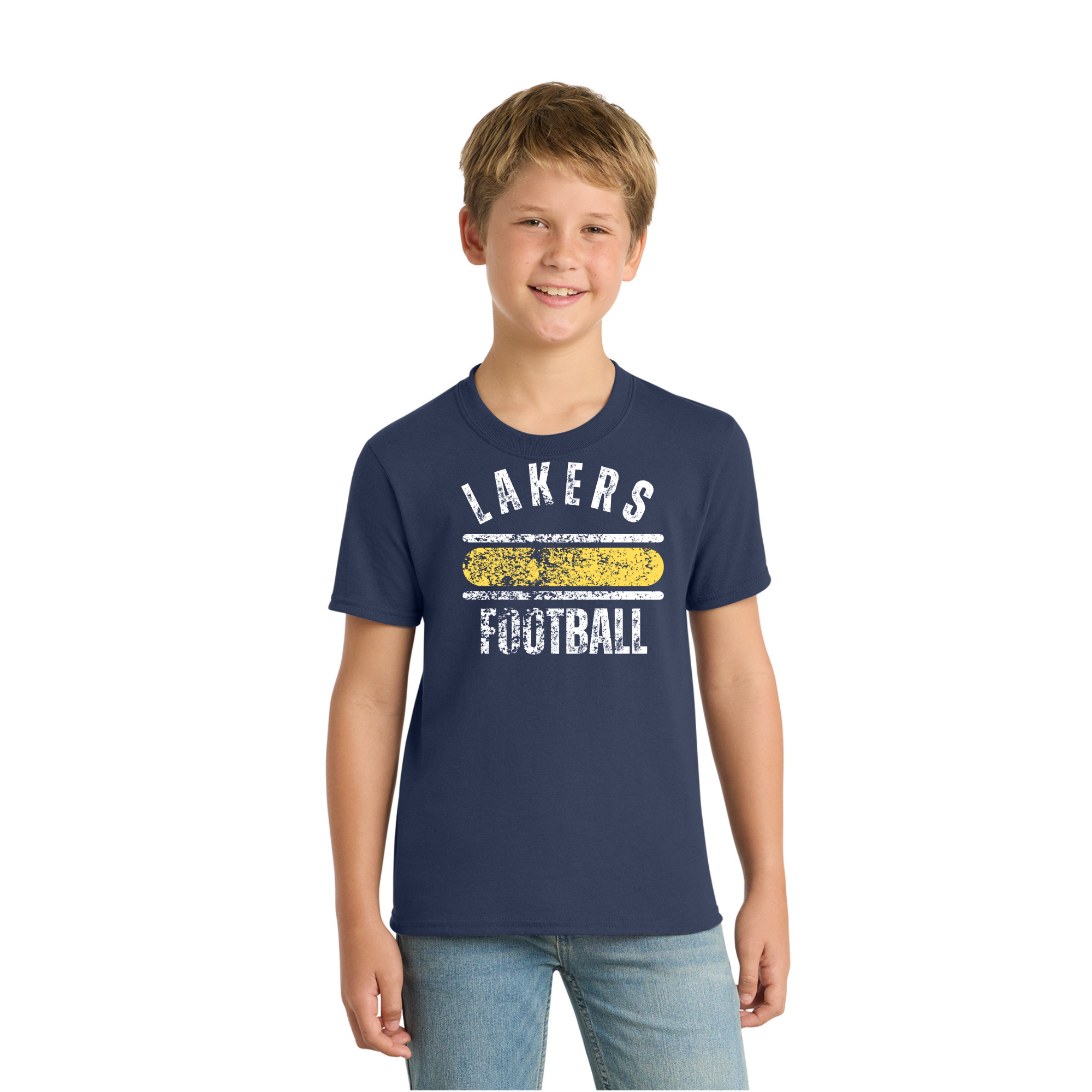 Youth Core Blend Tee PC55Y -LOGO 2